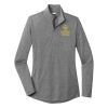 Ladies PosiCharge ® Tri Blend Wicking 1/4 Zip Pullover Thumbnail